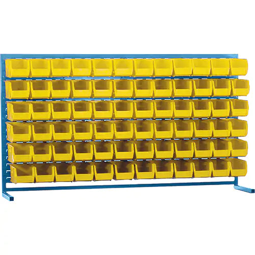 Louvered Rack with Bins - CB177