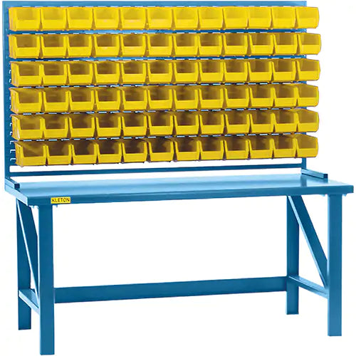 Louvered Rack with Bins - CB177