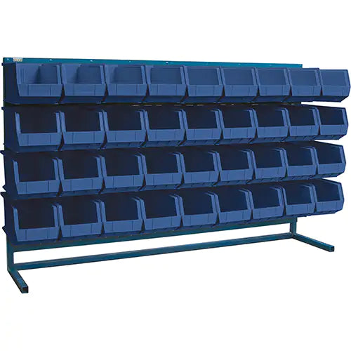 Louvered Rack with Bins - CB184