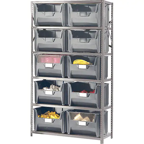 Shelving Unit with Stacking Bins - CF056