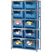 Shelving Unit with Stacking Bins - CF057