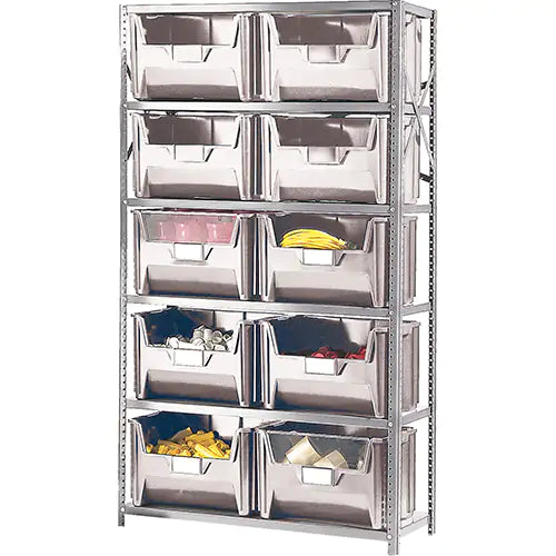 Shelving Unit with Stacking Bins - CF059