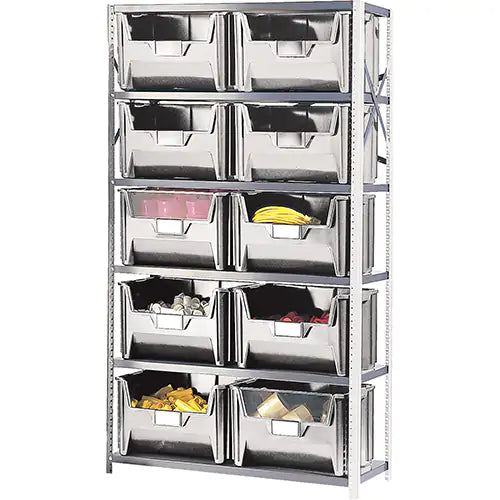 Shelving Unit with Stacking Bins - CF064