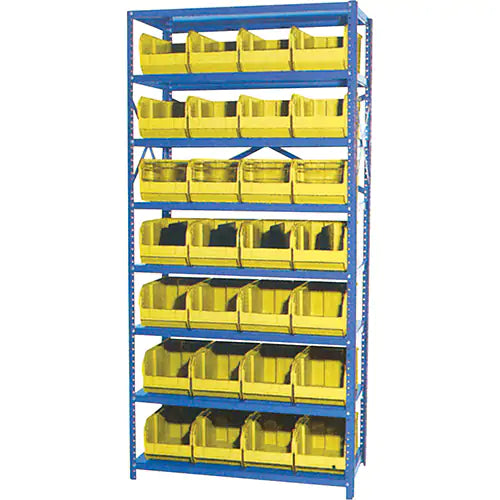 Storage Shelf Unit with Euro Drawer Bins - CF124