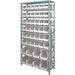 Storage Shelf Unit with Stacking Bins - CF136