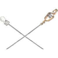 Light-Duty Bonding & Grounding Wire Assemblies - Alligator Clip & 1/4" Terminal Connectors - LE63-72