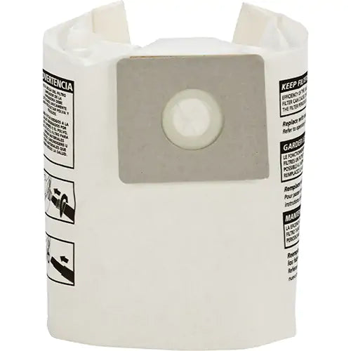 Single-Ply Wet/Dry Vacuum Bags 3 US gal. - 9066900