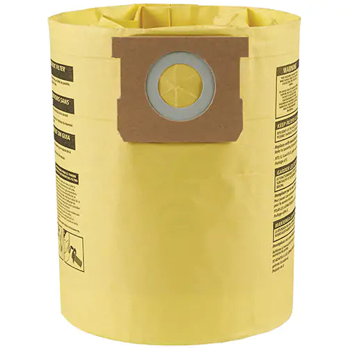 Type H High Efficiency Disposable Dry Filter Bags 5 - 8 US gal. - 9067133