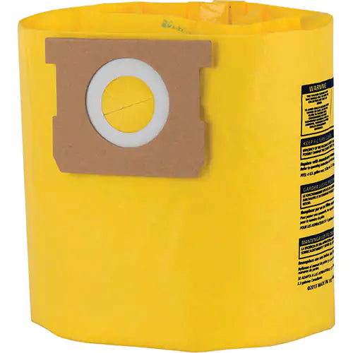 Type D High Efficiency Disposable Filter Bags 4 US gal. - 9196433