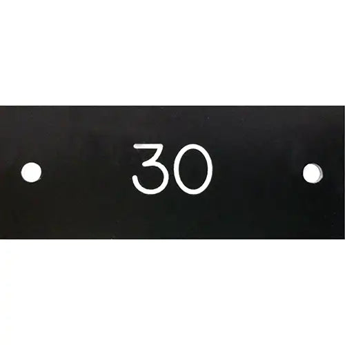 Locker Number Plates - CL-NUMBER-PLATE-1-25