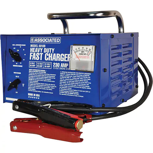 6/12/24 Volt Heavy-Duty Commercial Portable Battery Charger - 6010B
