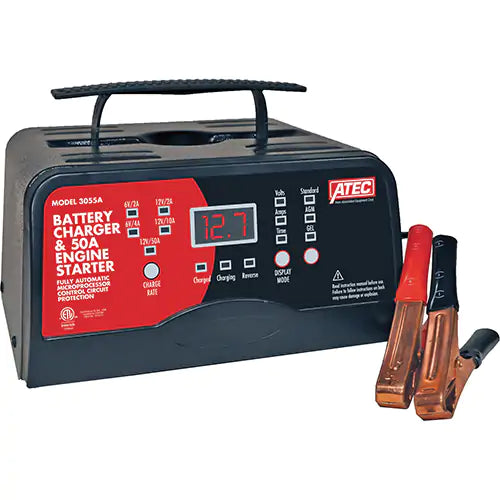 Portable 6/12V Automatic Full-Rate Charger - 3055A