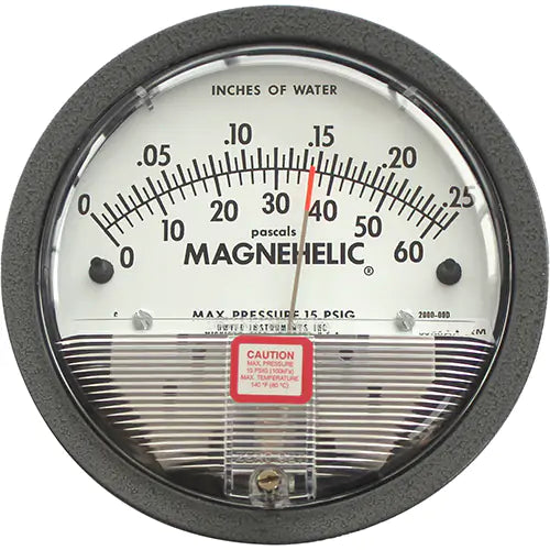 Magnehelic Differential Pressure Gauge - 2000-00D