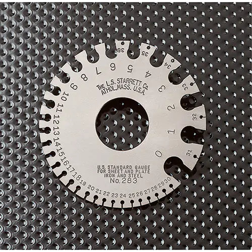 U.S. Standard Gauges - Hardened - Sheet, Plate Iron and Steel Gauge - 51318