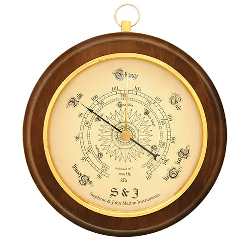 Decorative 8.5" Round Barometer - 505GC