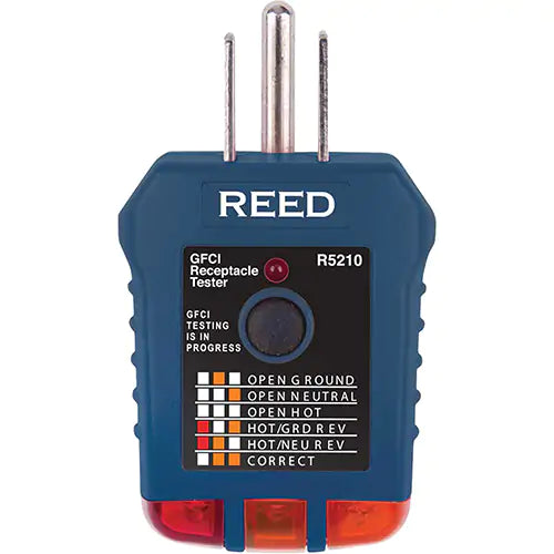 Receptacle Tester with GFCI - R5210