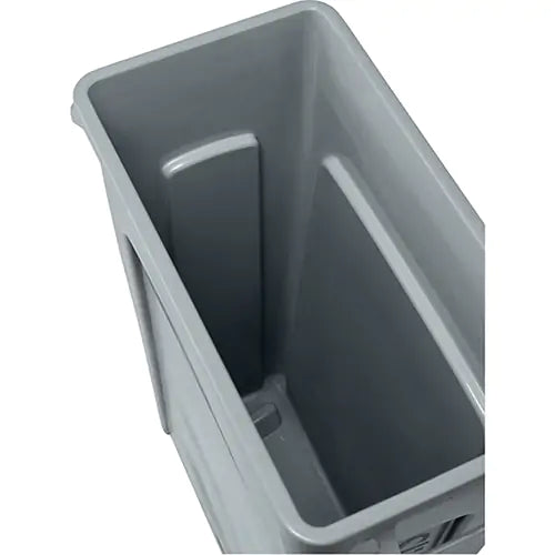 Slim Jim® Container with Venting Channels Grey - FG354060GRAY