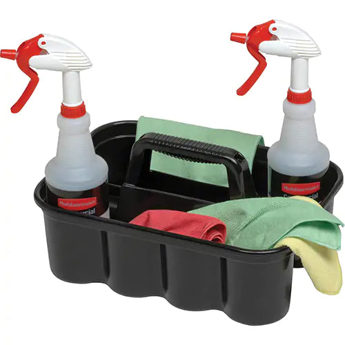 Deluxe Janitorial Cleaning Caddy - FG315488BLA