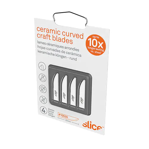 Slice™ Rounded-Tip Ceramic Curved Edge Knife Blades - 2110520