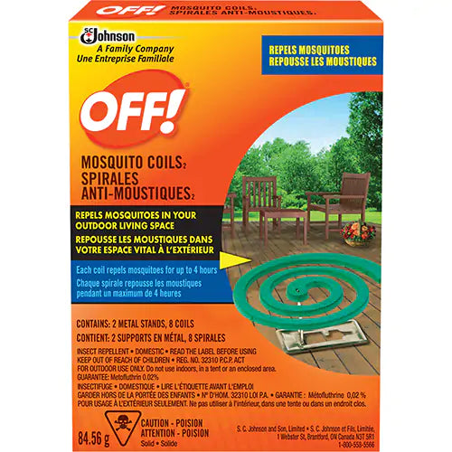 OFF! Mosquito Repellent Coils 84.56 g - 10062300718204