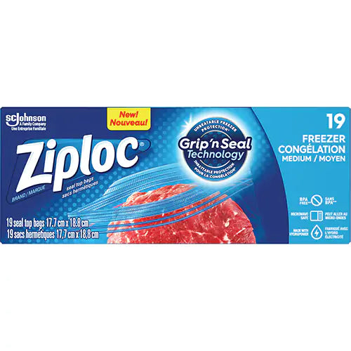 Ziploc® Freezer Bags Medium - 10067140004302