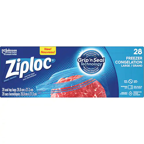 Ziploc® Freezer Bags Large - 10067140004531
