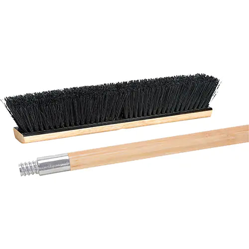 Push Broom with Metal-Threaded Handle - JN006