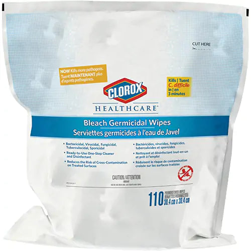 Healthcare® Disinfecting Bleach Wipes Refill - 01310