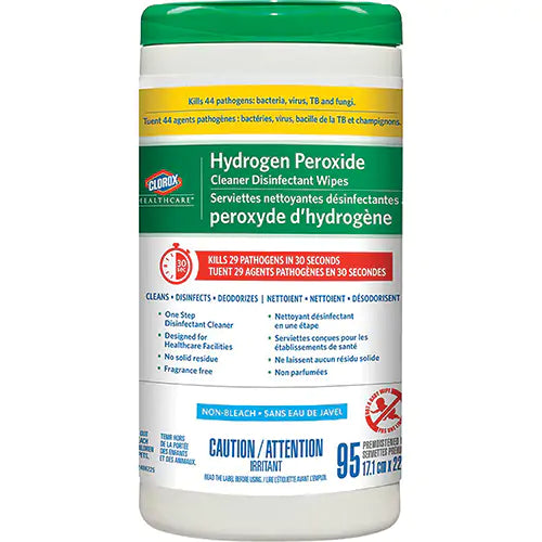 Healthcare® Hydrogen Peroxide Cleaner Disinfecting Wipes - 1456