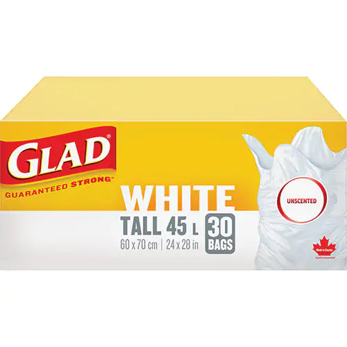 Tall 45L Unscented Garbage Bags - 30298