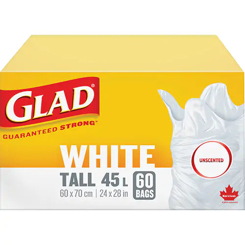 Tall 45L Unscented Garbage Bags - 30299