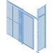 Wire Mesh Partition Components - Sliding Doors - KD107
