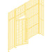 Wire Mesh Partition Components - Swing Doors - KH936