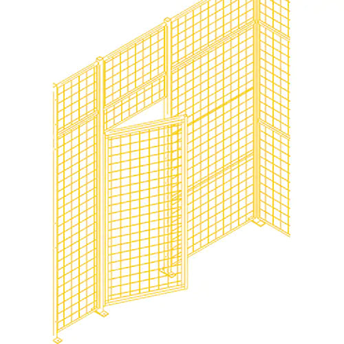Wire Mesh Partition Components - Swing Doors - KH934