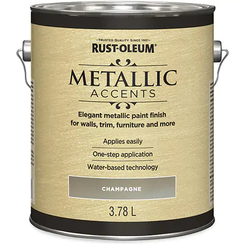 Metallic Accents Water-Based Paint 3.78 L - 322494