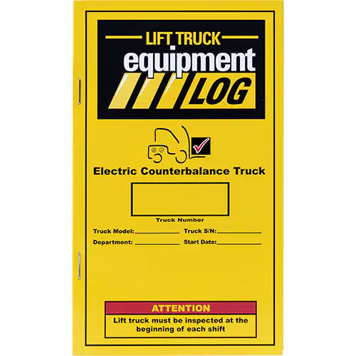 Forklift Replacement Truck Log Book - 70-1065-CP