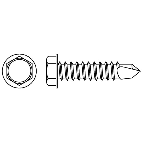 Self Drill Hex Washer Head Screws - 137207