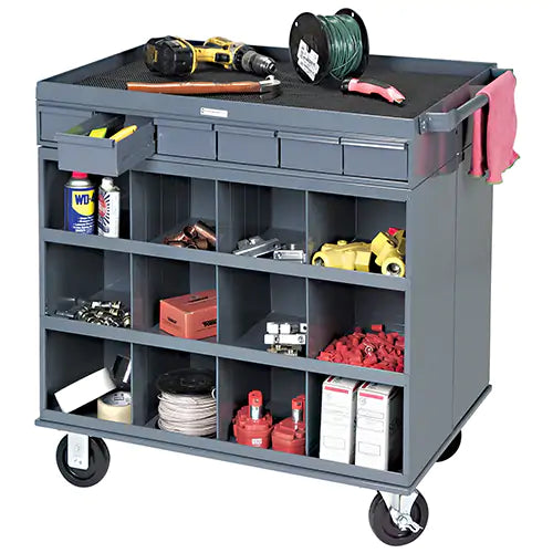 Heavy-Duty Two-Sided Mobile Work Station 8"W x 11-7/8"D x 6-5/8"H - MO070