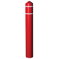 Smooth Bollard Cover With Reflective Stripes - 1737RWS