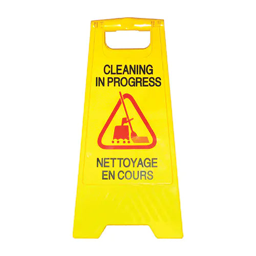 "Cleaning in Progress/Nettoyage en Cours" Safety Sign - NC546