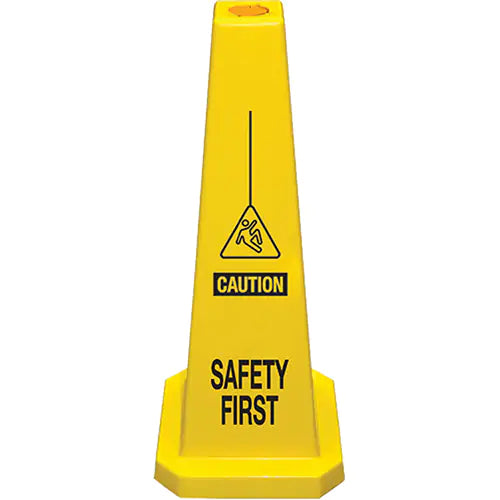 "Safety First" Lamba Traffic Cones - 03-600-04