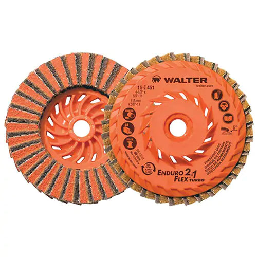 Enduro-Flex 2-IN-1™ Turbo Finishing Disc 5/8"-11 - 15I451