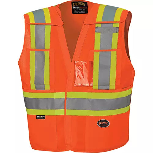 Drop Shoulder Safety Tear-Away Vest 4X-Large/5X-Large - V1020951-4/5XL