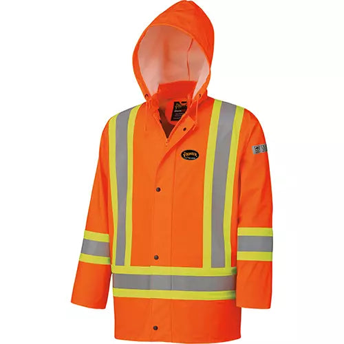 High Visibility Flame Resistant Waterproof Jacket Large - V3520150-L