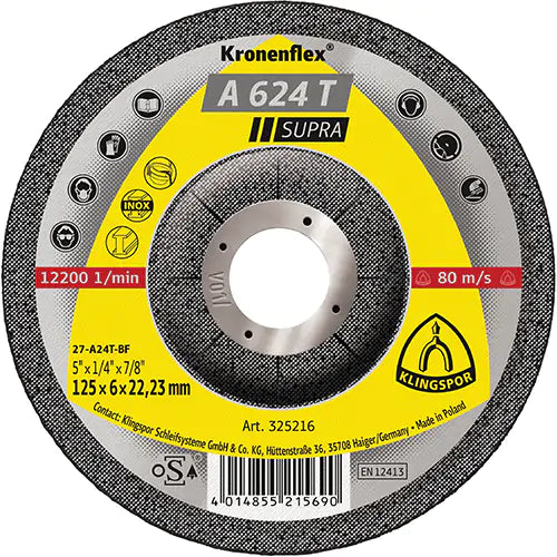 A 624 T Supra Kronenflex® Grinding Disc 7/8" - 325216