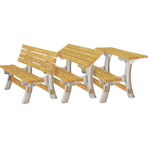 Basics® Flip Top Park Bench / Table - NJ438