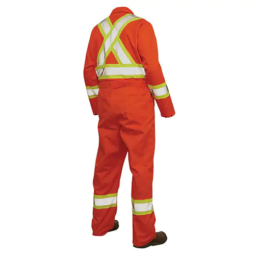 Unlined Safety Coveralls 3X-Large - S79221-BLAZE-3XL