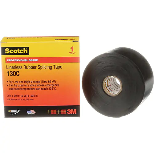 Scotch® Professional Grade Linerless Rubber Splicing Tape - 130C-2X30