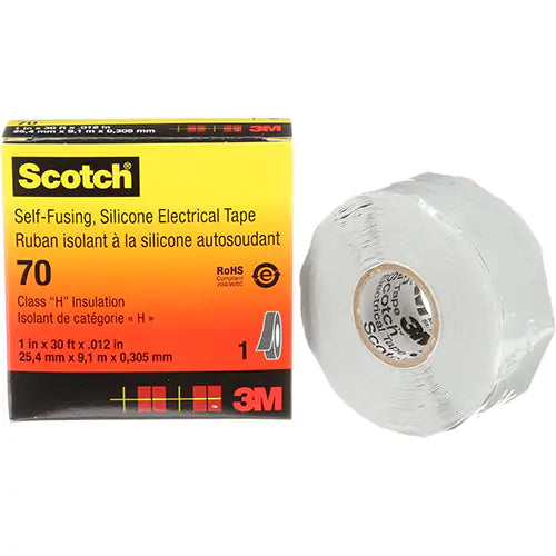 Scotch® Self-Fusing Silicone Rubber Electrical Tape - 70-1X30