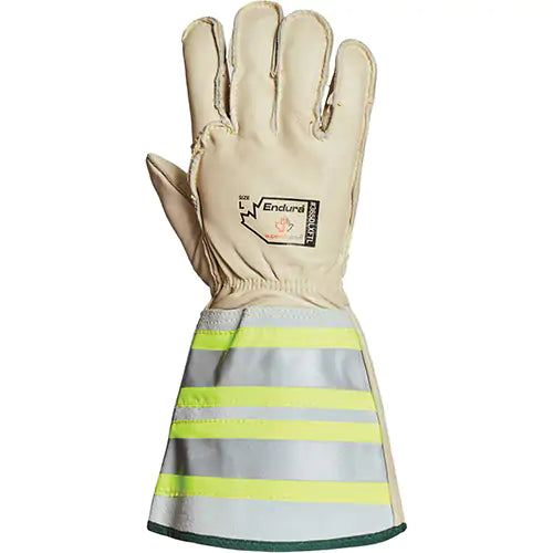 Endura® Deluxe Winter Lineman Gloves with 6" Reflective Cuff Large - 365DLXFTLL